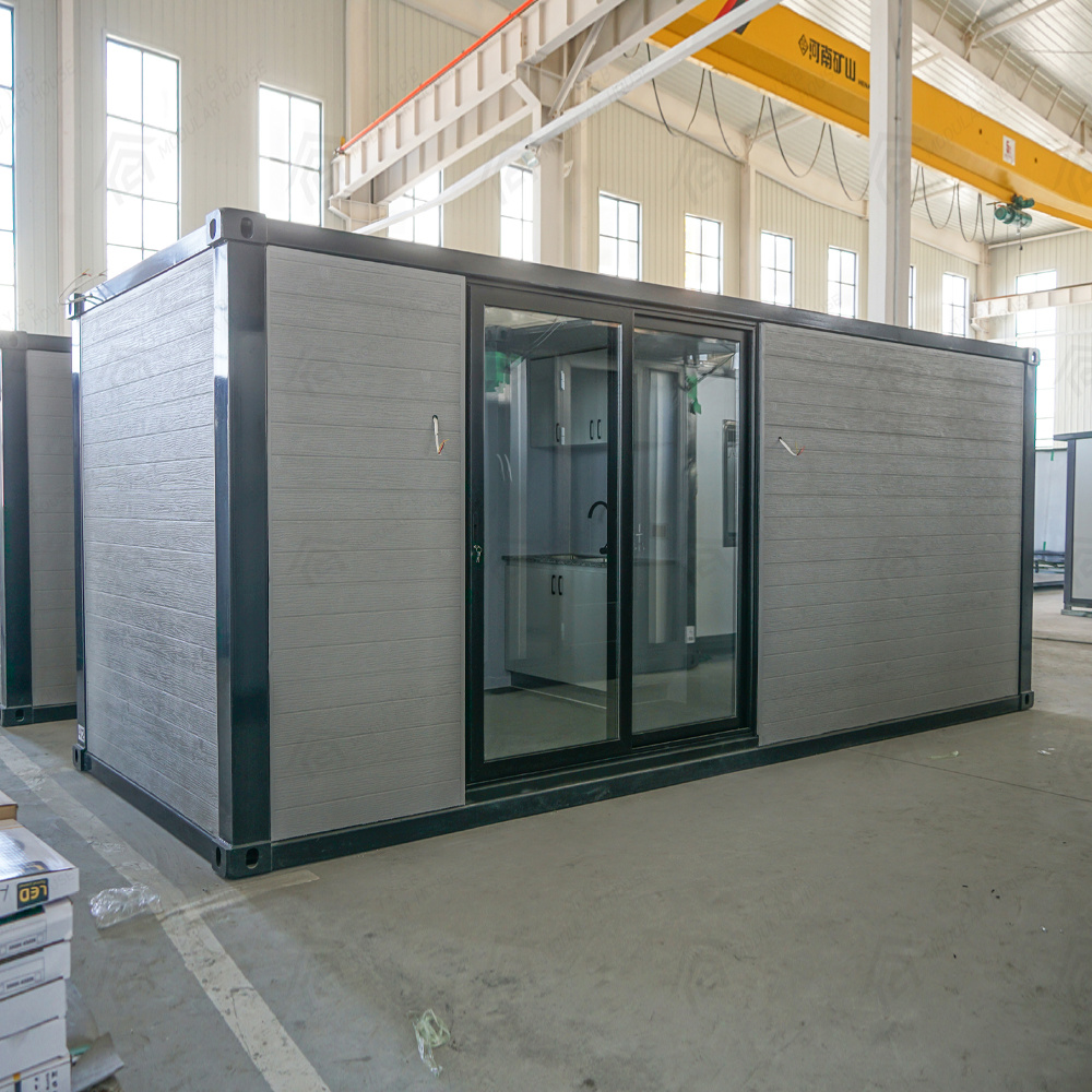 20FT STUDIO WITH DARK GARY CLADDING FOR OFFICE